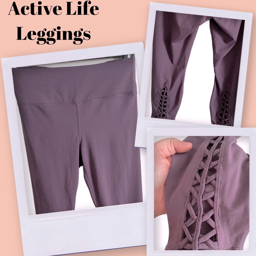 Active Life Purple Leggings
